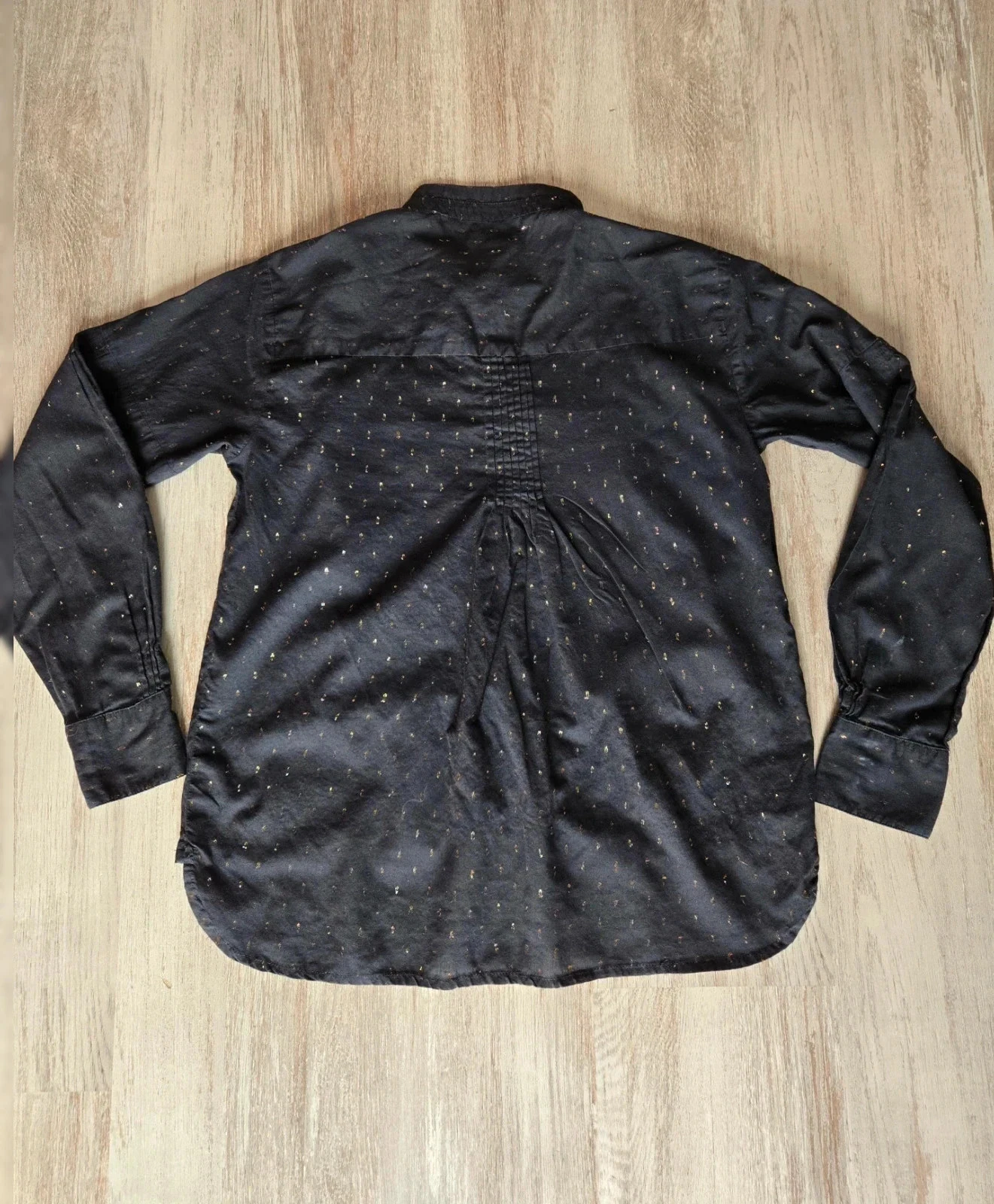 Blusa feminina preta e dourada MKT Studio tamanho 38 – photo 5